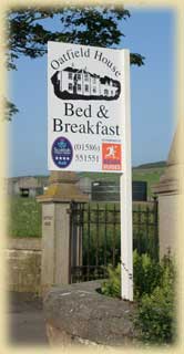 photo of B&B sign